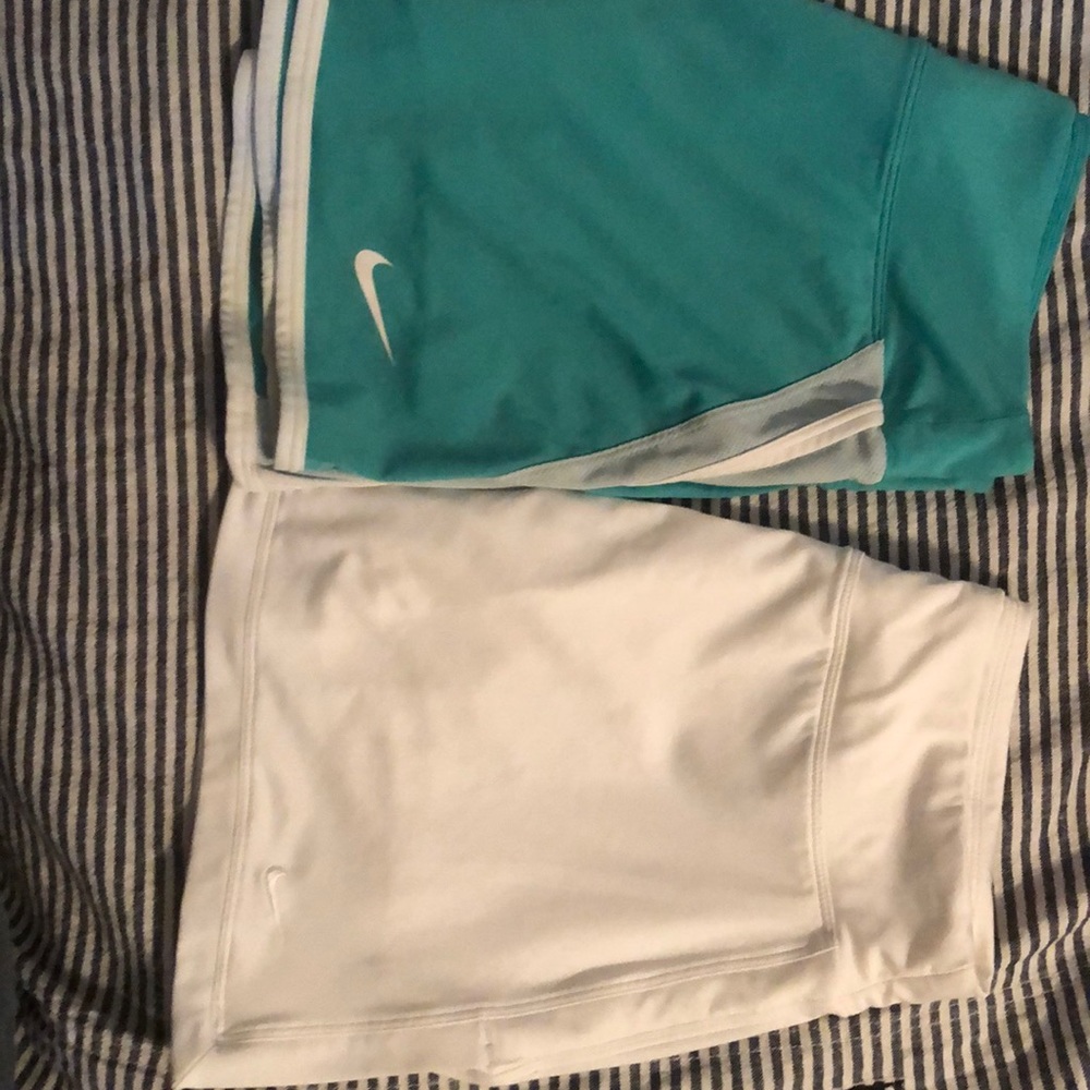 Small green Nike skirts EUC $18 each